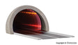 Road Tunnel with Modern Concrete Portal and LED Interior Lights - Stone Art -- 4-3/4 x 3 x 1-3/4"  12 x 7.6 x 4.5cm with 7-1/16"  18cm of Roadway