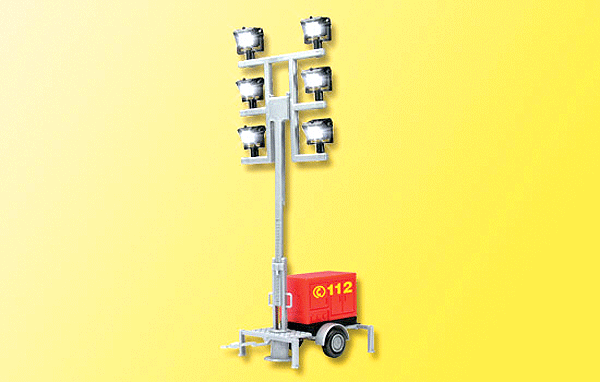 Floodlight Trailer w/Adjustable Light Unit & LEDs-1
