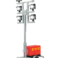 Floodlight Trailer w/Adjustable Light Unit & LEDs