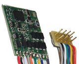 Motor Control & Function DCC Decoder w/NEM 652/NMRA 8-Pin Plug -- 1 x 5/8 x 1/8"  25 x 15.4 x 3.3mm-2