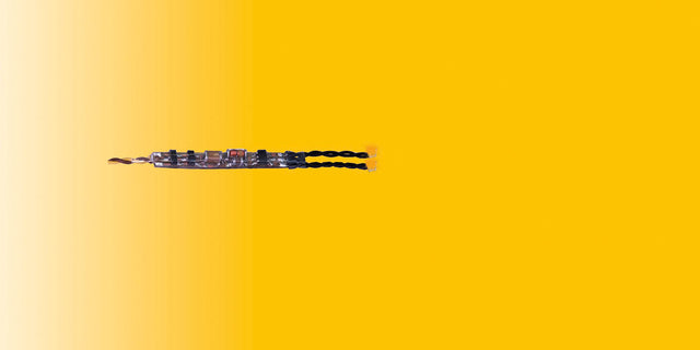 LED w/Wires & Resistor -- Yellow, 1/16 x 1/32"  1.6 x .8mm pkg(5)-1