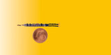 LED w/Wires & Resistor -- Yellow, 1/16 x 1/32"  1.6 x .8mm pkg(5)-2