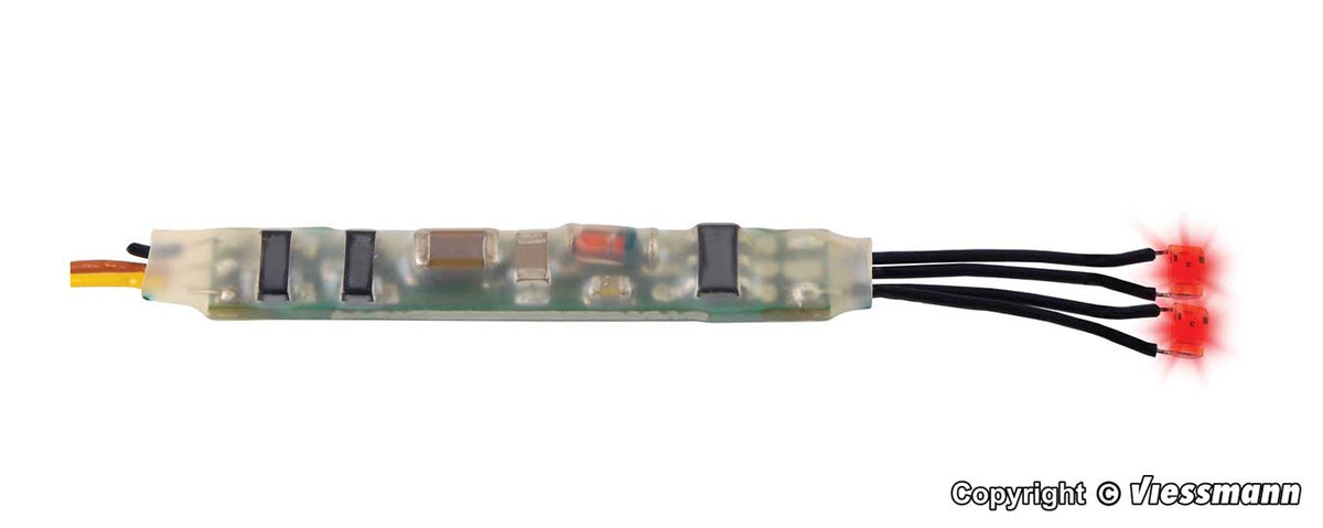 Mini LEDs with Flasher Circuit -- 1/16 x 1/32"  .16 x .08cm LEDs (red)