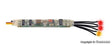Mini LEDs with Fire Effects Flasher Circuit -- 1/16 x 1/32"  .16 x .08cm LEDs (2 red, 1 yellow)