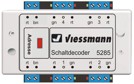 Multi-Protocol Switching (Relay Control) Decoder -- Contains 4 Relays, Works w/DCC & Marklin Motorola Systems-2