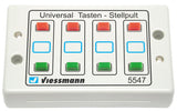 Universal Pushbutton Panel w/Momentary Switches for Solenoid Signal/Accessory -- Controls 4 Turnouts or 2-Aspect Signals-2