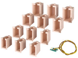 House Illumination Starter Set -- 12 Lightboxes (4 Different Sizes) & 1 White LED-2