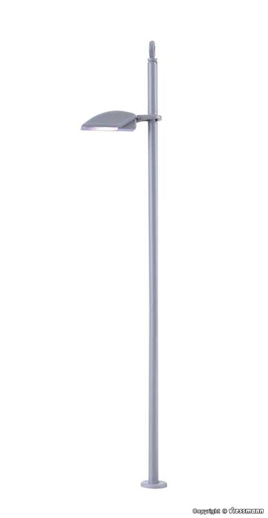 Modern LED City Streetlight -- White 3-9/16"  9cm Tall