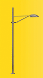 Halle, Germany, Bus Terminal Light -- Warm White LED, 3-1/2"  9cm Tall-1
