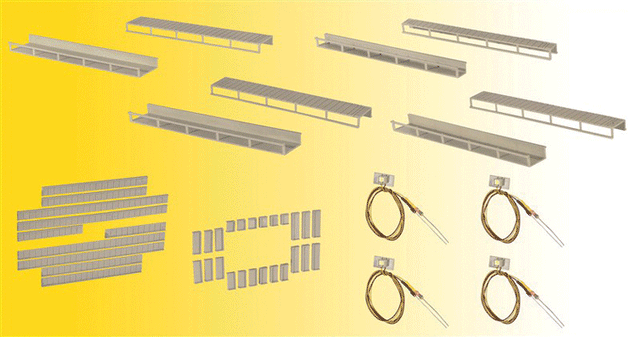 Floor-Mount Interior Light Starter Set w/Adjustable Frames -- White LEDs-1