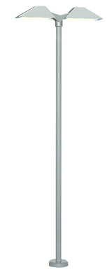 Modern Platform Light -- Double w/LED's-2