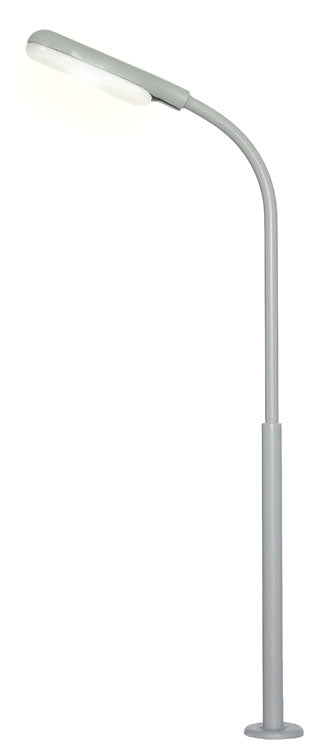 LED Whip-Style Street Lamp w/Plug Base & Socket -- White LED, 10-16 V, 3-15/16"  10cm Tall-2
