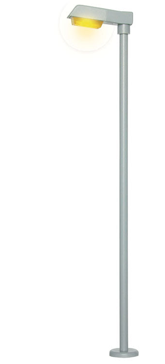 LED Streetlight -- Modern Street Lamp 3-15/16"  10cm 10-16 Volt, Yellow LED-2
