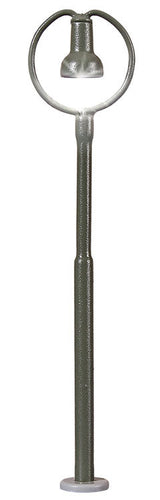 Nostalgic LED Platform Light w/Plug Base & Socket -- Era II-IV, Gray Metal Mast, Warm White LED 10-16 V  1-7/8"  4.7cm Tall-2