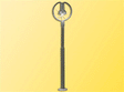 Nostalgic LED Platform Light w/Plug Base & Socket -- Era II-IV, Gray Metal Mast, Warm White LED 10-16 V  1-7/8"  4.7cm Tall-1
