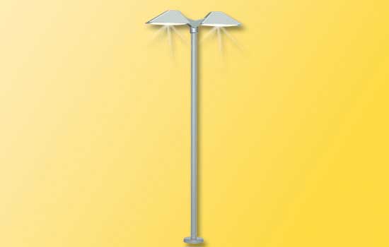 Modern Platform Double Lamp -- Green, White LEDs, 2-1/4  5.7cm"-2