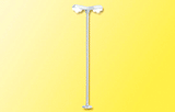 Modern Double-Arm LED Streetlight -- White, 2-1/8"  5.4cm Tall, 10-16 Volt-1