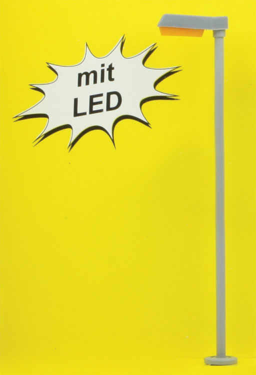 Modern Streetlight -- Yellow LED 2-3/16"  5.5cm