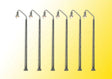 LED Railway Lamp -- 3-1/8"  8cm Tall pkg(6)