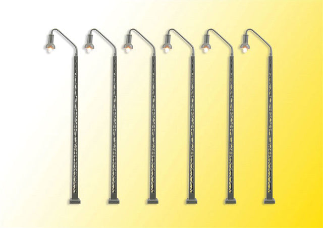 LED Railway Lamp -- 3-1/8"  8cm Tall pkg(6)