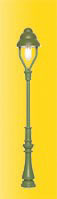 Standard Gas Lamp -- Green Mast, Warm White LED, 2-3/16"  5.6cm Tall