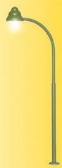 Overhead Gas Lamp -- Green Mast, Warm White LED, 3-1/8"  8cm Tall