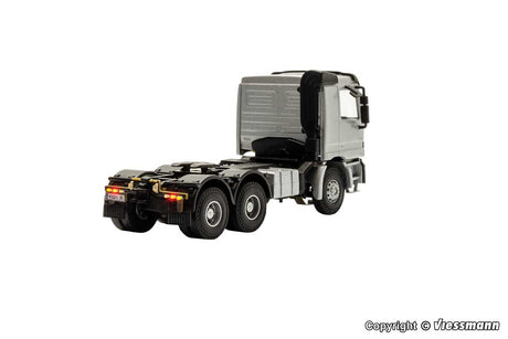 Operating 1996 Mercedes-Benz Actros 3-Axle Semi Tractor w/Lights - CarMotion -- White, Black-2