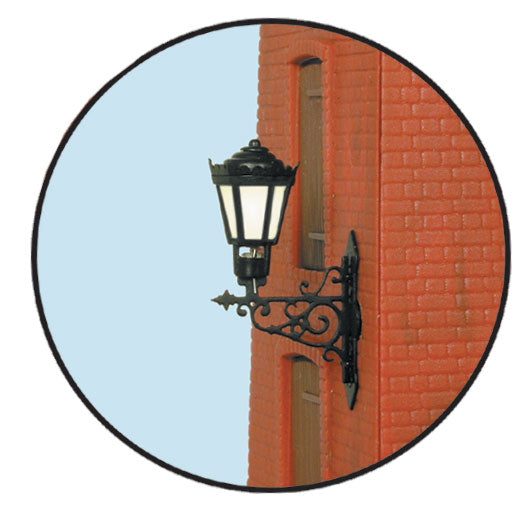 Ornate Wall-Mount Lamp -- Warm White LED-2