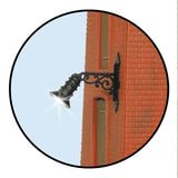 Ornate Wall-Mount Lamp Facing Down -- Warm White LED-3