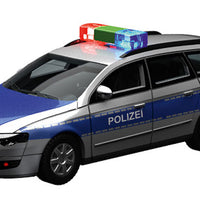 BMW 330 -- With Blue Emergency Flashers (gray)
