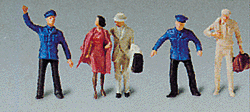 Pedestrians -- People Standing on Station Platform