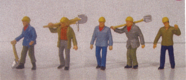 Construction Workers -- Road Building Gang pkg(5)-1