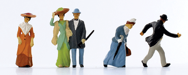 Early 1900s-Era Pedestrians -- pkg(5)