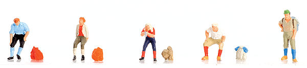 Sport & Recreation -- Hikers, pkg(5)