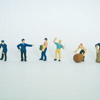 Working People -- Delivery Men w/Loads pkg(6)