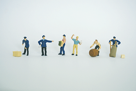 Working People -- Delivery Men w/Loads pkg(6)-1