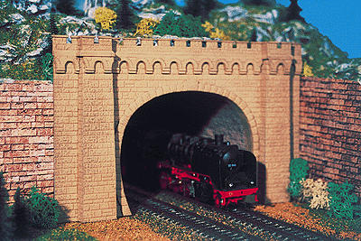 Double Track Tunnel Portal -Moseltal -- 8-13/16 x 5-17/32"  22 x 13.8cm