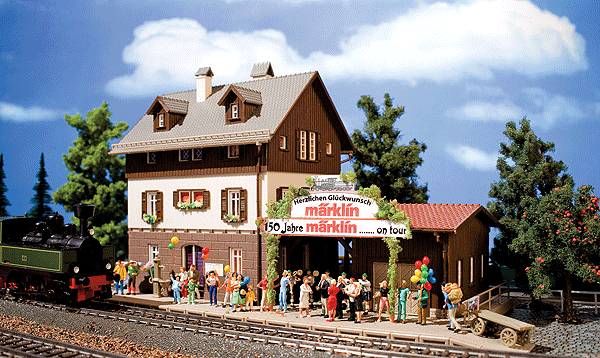 Marklin Anniversary Station - Kit Limited Edition -- 13-5/16 x 5 x 5-7/8"  33.8 x 12.8 x 15cm