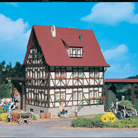 Farm House -- 4 x 3 x 4-7/8"  10.3 x 7.5 x 12.5cm