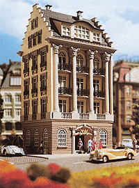 4-Story Hotel -- 4-3/8 x 3-3/4 x 8-3/4"  11 x 9.5 x 22cm-1