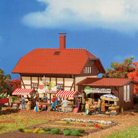 Organic Farm Shop - Kit (Organic Plastic) -- Includes Stands, Umbrellas & More 6-1/8 x 4-5/16 x 4-1/4"  15.5 x 11 x 10.8