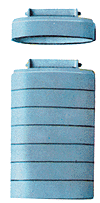 Bridge Pier Units -- 3/8"  1cm High