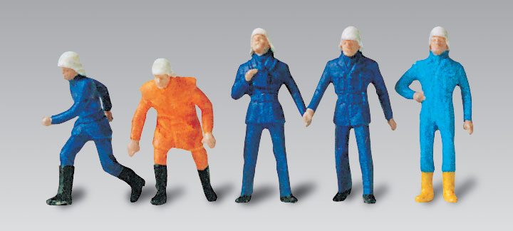 German Firemen -- Set #1 pkg(5)