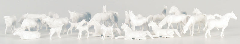 Horses & Cows -- Unpainted pkg(24)
