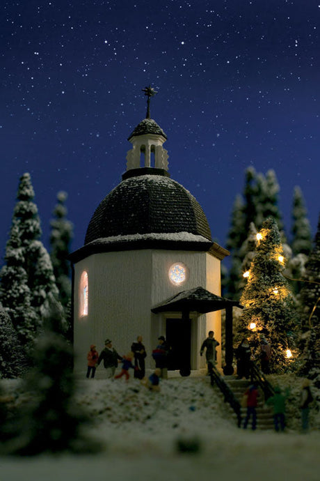 Silent Night Memorial Chapel -- Kit - 3-3/16 x 4-3/8 x 6-1/4"  8.1 x 11.1 x 15.9cm-2
