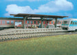 Rheinburg Station Platform -- 14-13/16 x 2-5/8 x 2-3/8"  37 x 6.5 x 6cm