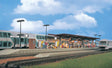 Seeburg Station Platform -- 38-3/8 x 2-5/8 x 2-3/8"  96 x 6.5 x 6cm