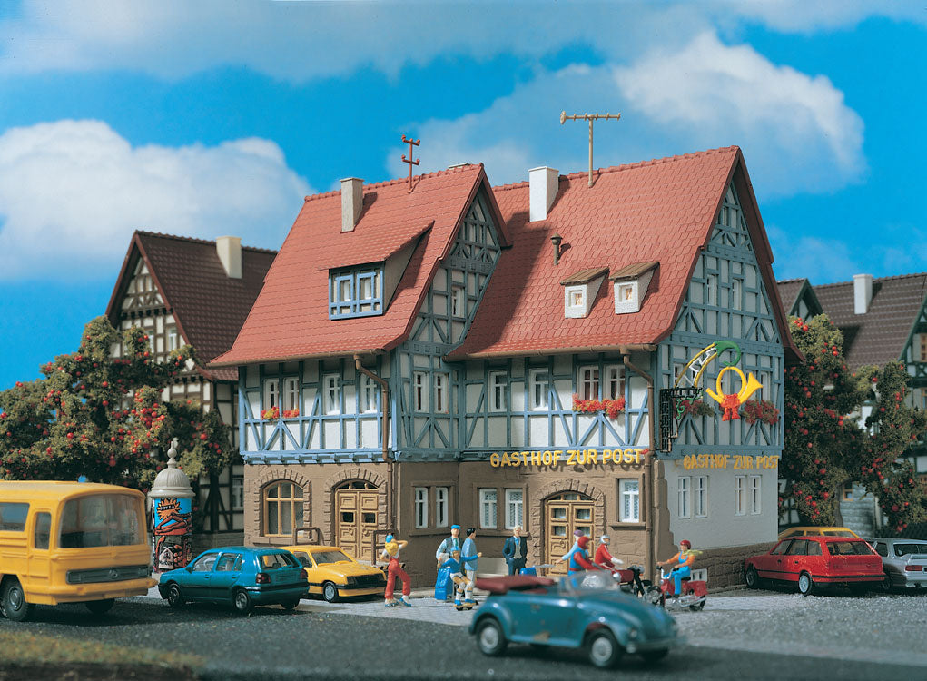 Village Inn -- 7-13/16 x 5 x 6"  19.5 x 12.5 x 15cm