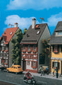 Half Timbered House (gray) -- 2 x 3-5/16 x 5-5/16"  5.2 x 8.3 x 13.3cm