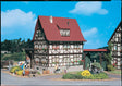 Farm House -- 4 x 3 x 4-7/8"  10.3 x 7.5 x 12.5cm